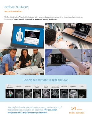 Download the brochure and learn more about unique pathologies available in our ultrasound simulator
