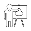 Live ultrasound education instruction icon