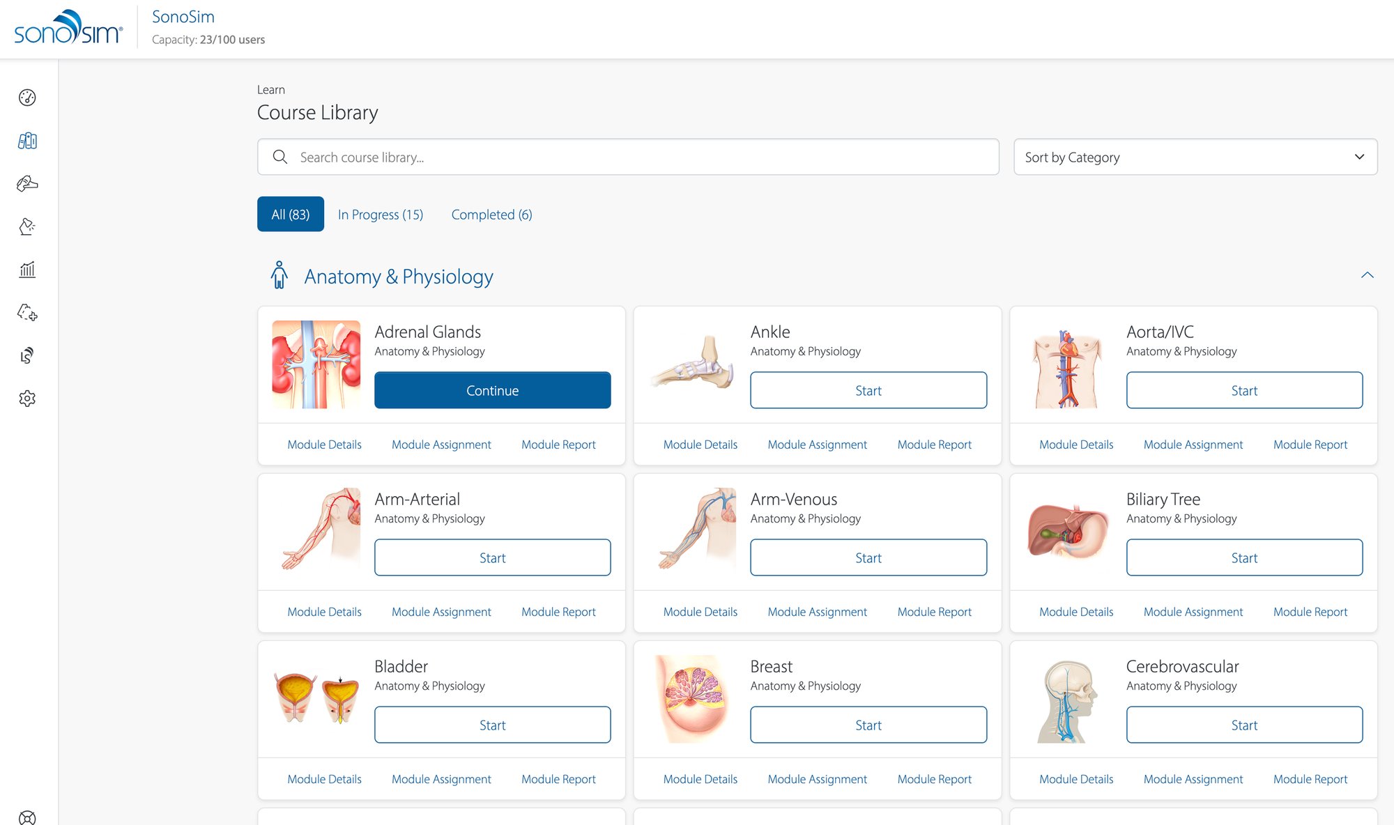 Use our ultrasound resources to assign modules and protocols