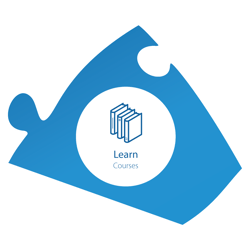 SonoSim learn element comprised of the SonoSim course library