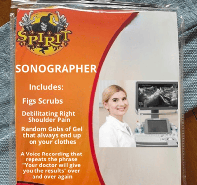 Sonographer Spirit Halloween costume-1