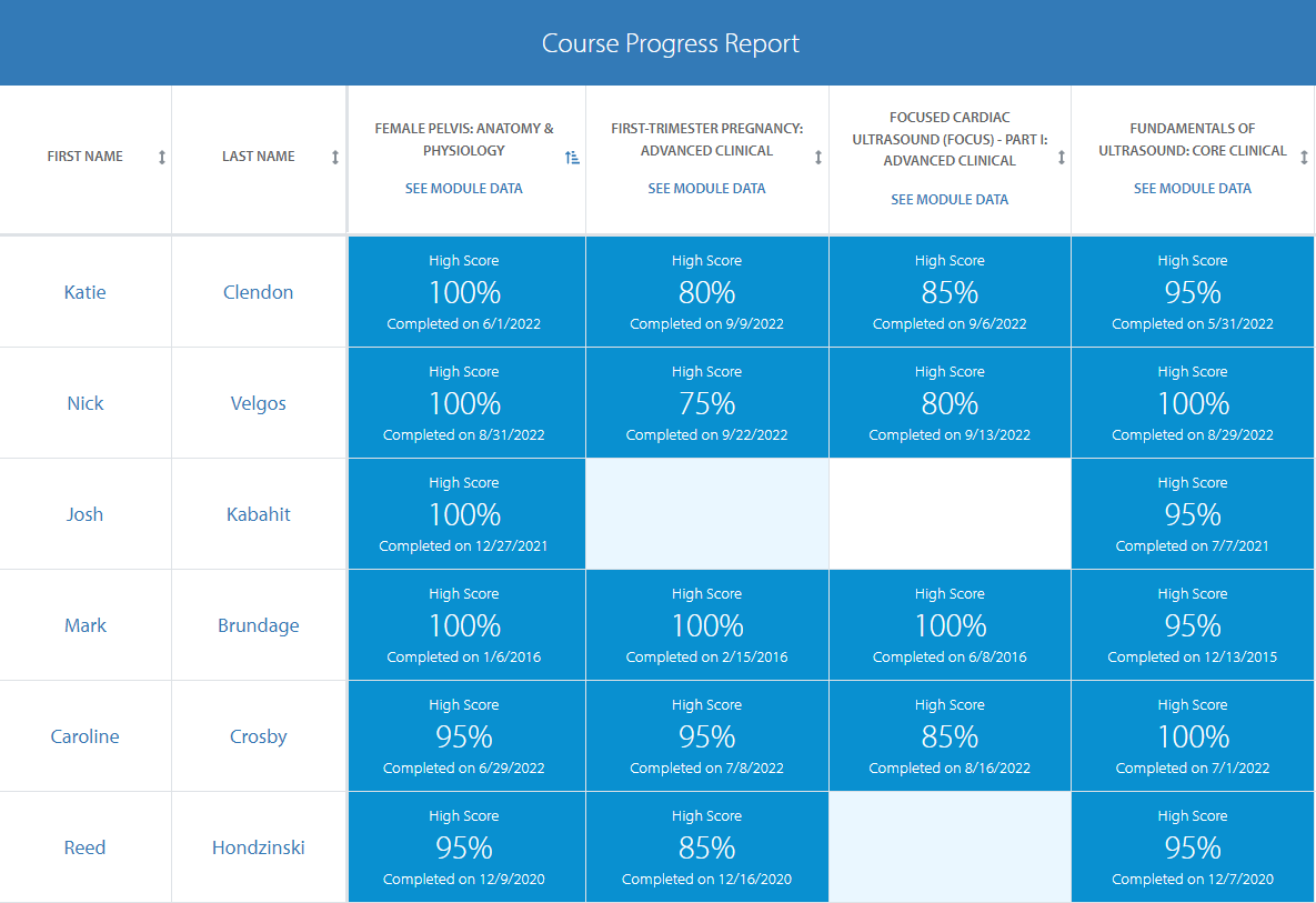 course-Progress-Report