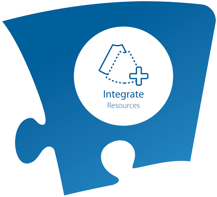 Integrate is the next element and helps admin integrate our healthcare simulation into their programs