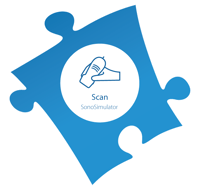 Scan real-patient cases, capture ultrasound images, and view them in SonoSim Performance Tracker