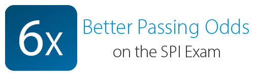 6x better passing odds on the SPI Exam