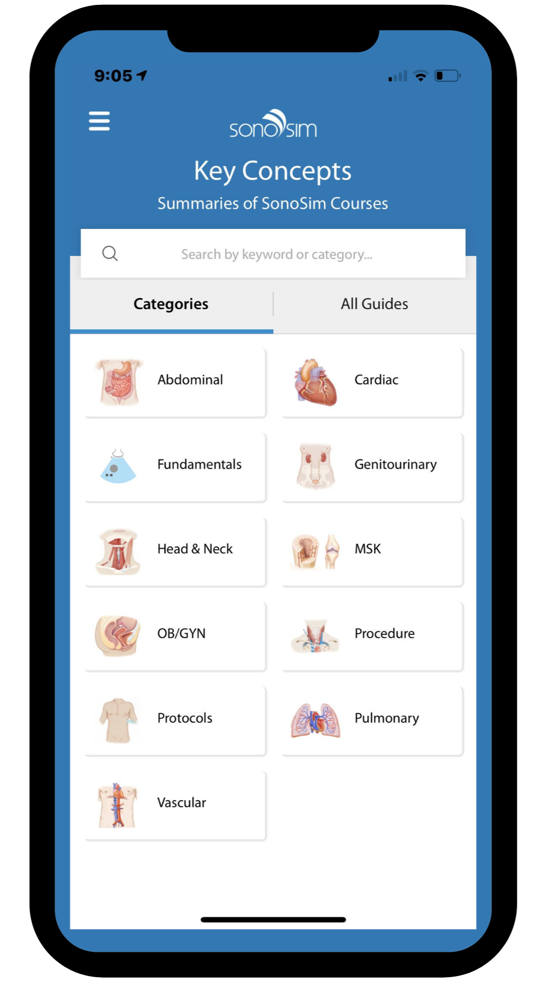 Find key concepts on mobile as an ultrasound tech study guide