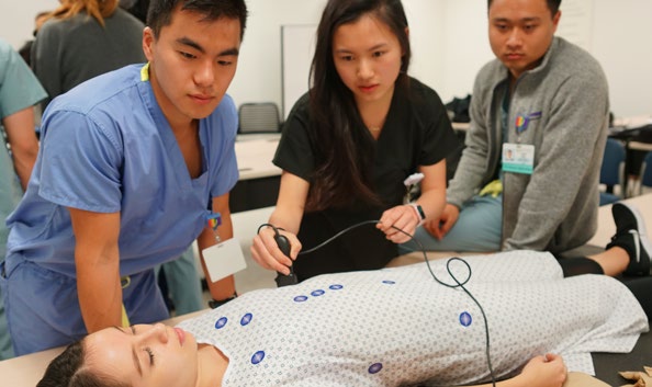 Learners use medical decision-making based on SonoSim's ultrasound simulation software